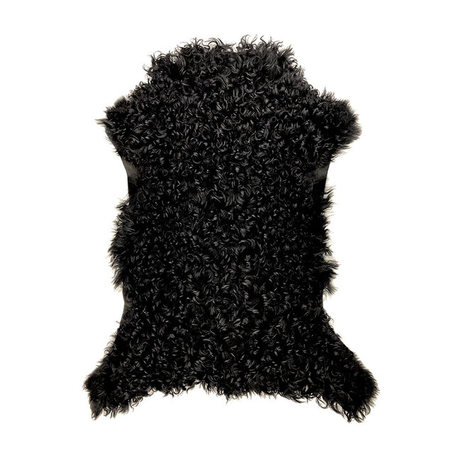 Mars & More vacht lam spaans curly zwart 60-70cm