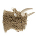 Mars & More knuffel schotse hooglander wandkop bruin 25cm