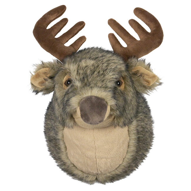 Mars & More knuffel hert wandkop 30cm