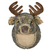 Mars & More knuffel hert wandkop 30cm