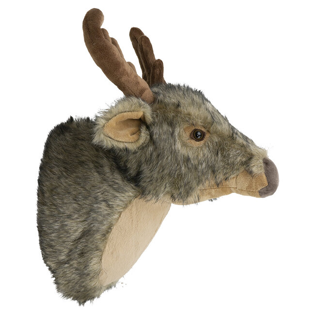 Mars & More knuffel hert wandkop 30cm