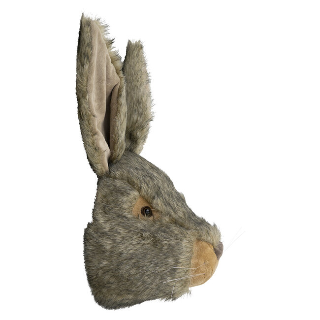 Mars & More knuffel konijn wandkop 30cm