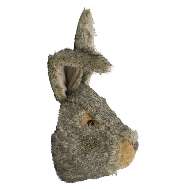 Mars & More knuffel konijn wandkop 30cm
