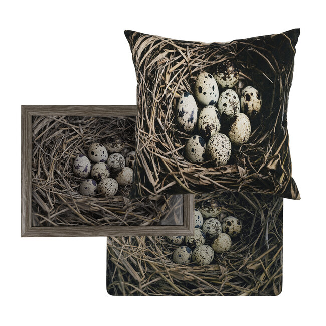 Mars & More deurmat eieren in nest 75x50cm