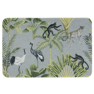 Mars & More deurmat jungle grijs 75x50cm*