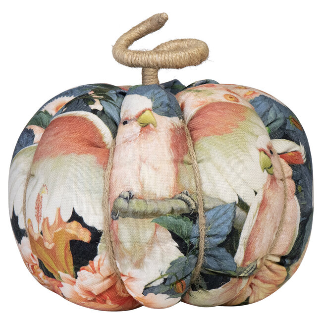 Mars & More handgemaakt decoratie fleury pompoen kaketoe large