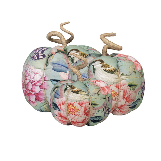 Mars & More handgemaakt decoratie fleury pompoen vlinders small