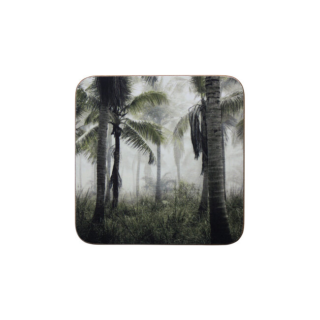 Mars & More *onderzetter jungle in mist 10x10cm (6)*