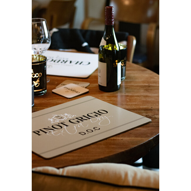 Mars & More placemat wijn pinot grigio beige 30x40cm (4)