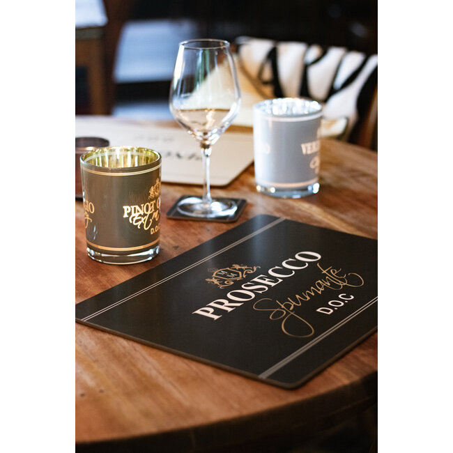 Mars & More placemat wijn prosecco zwart 30x40cm (4)