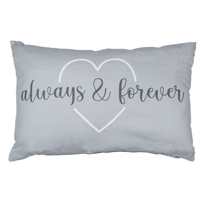 Mars & More hartje kussen always&forever 40x60cm*