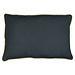 Mars & More kussen donkergrijs met jute bies 40x60cm*