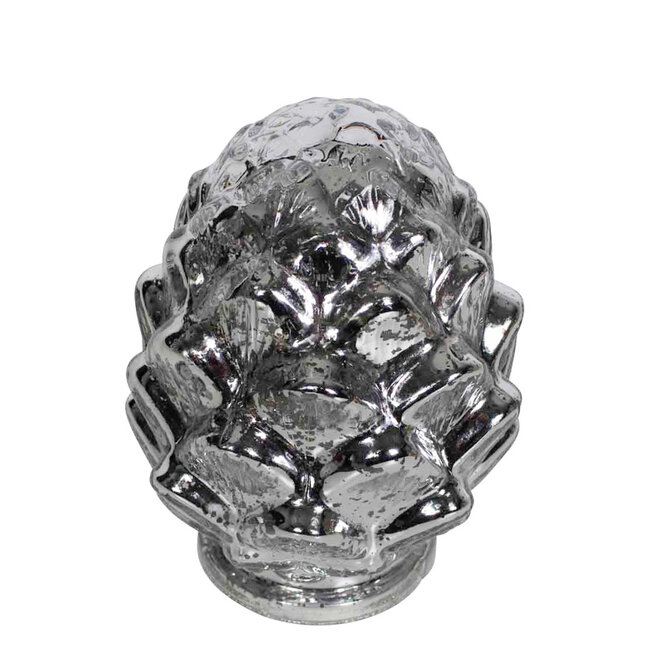 Mars & More led dennenappel zilver small 17cm*