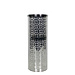 Mars & More *windlicht cilinder zilver grieks medium 25cm*