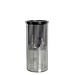 Mars & More *windlicht cilinder zilver streep small 25cm*