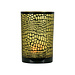 Mars & More Theelichthouder croco zwart large 18cm*