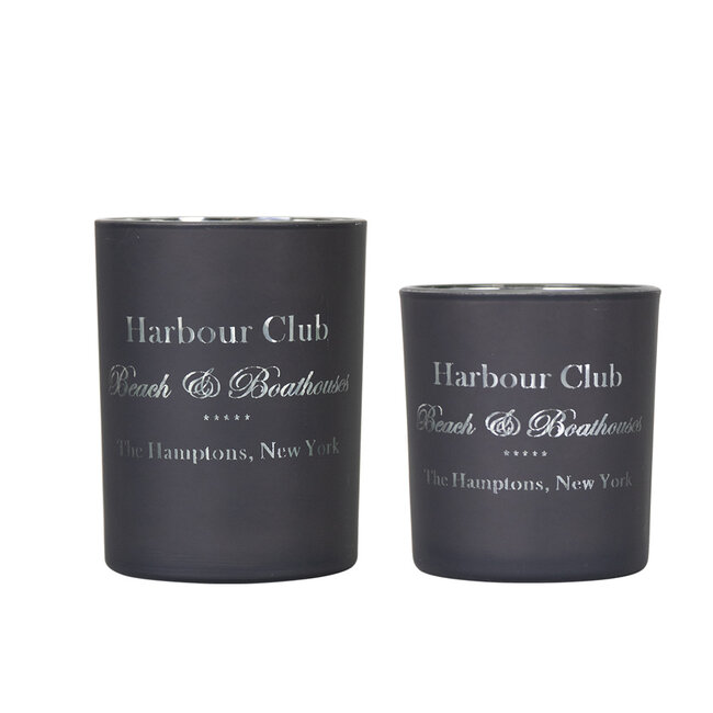 Mars & More Theelichthouder harbour club grijs medium 12cm