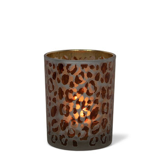 Mars & More Theelichthouder luipaard stippen medium 10cm