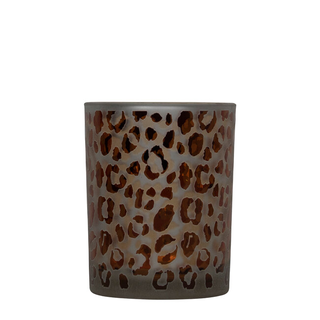 Mars & More Theelichthouder luipaard stippen medium 10cm