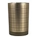 Mars & More Theelichthouder blok goud paars large 18cm*