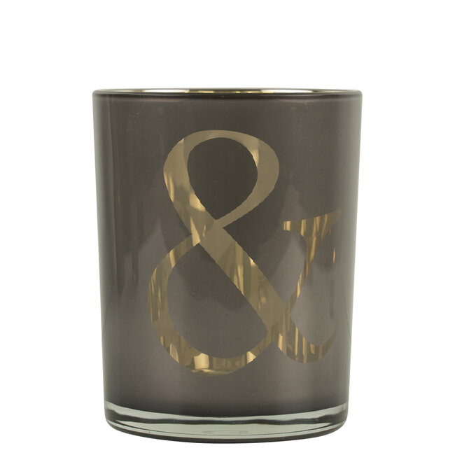 Mars & More Theelichthouder & taupe medium 12cm