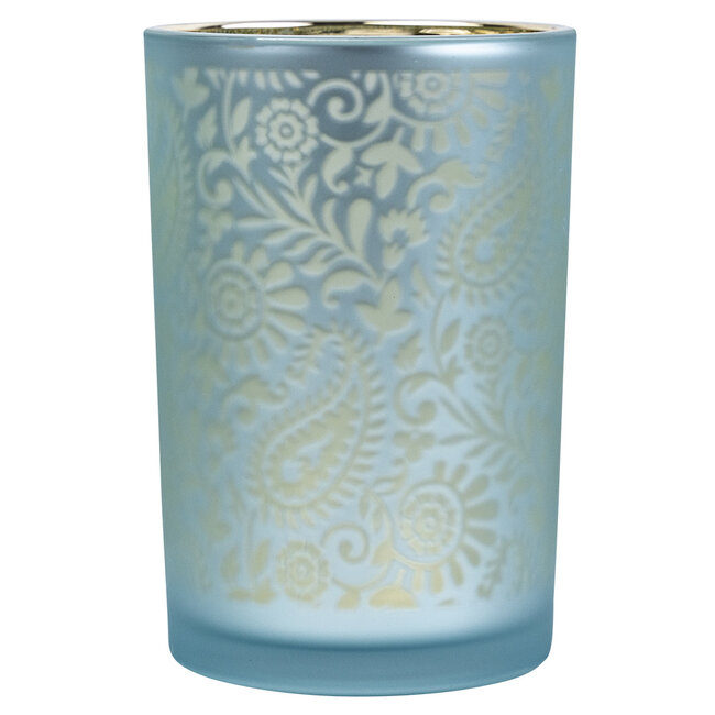 Mars & More Theelichthouder paisley turquoise large 18cm*
