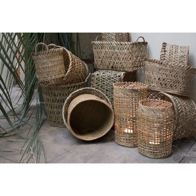 Mars & More bamboe manden rond (set of 3)*