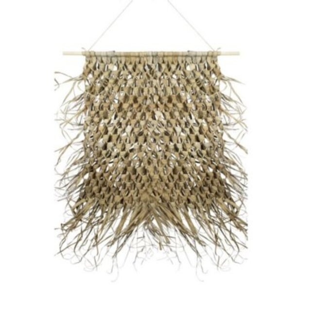 Mars & More wandkleed gevlochten palmblad aan stok 80cm*