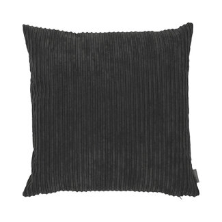Linen & More Duke Fluweel Rib kussen donkergrijs 45x45cm