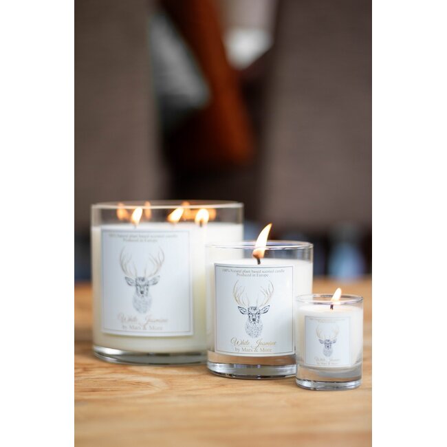 Mars & More geurkaars white jasmine h12 d12
