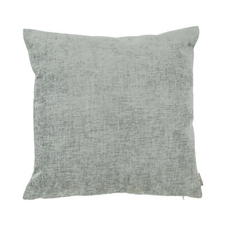 Linen & More Prince Fluweel Melee kussen grijs 45x45cm