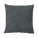 Linen & More Prince Fluweel Melee kussen donkergrijs 45x45cm