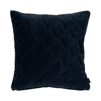 Linen & More Dayna Fluweel kussen blauw 45x45cm