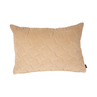 Linen & More Dayna Fluweel kussen beige 40x60cm
