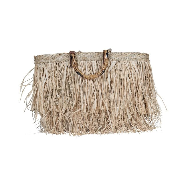 Mars & More jute tas rafels all over 52cm