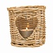 Mars & More rotan windlicht hart 9cm