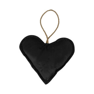 Mars & More hangdecoratie hart zwart Mars & More hangdecoratie hart zwart