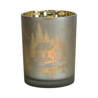 Mars & More Theelichthouder chalet medium 12cm