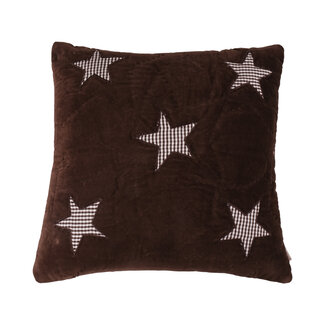 Linen & More Kussen Tara 50x50 brown/beige