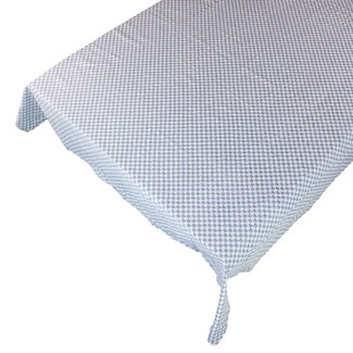 Linen & More Dutch Ruit Tablecloth Textile blue 140x250cm