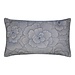 Linen & More Rosanna Kussen geborduurd blauw 30x50cm