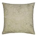 Linen & More Rosanna Kussen geborduurd licht groen 45x45cm