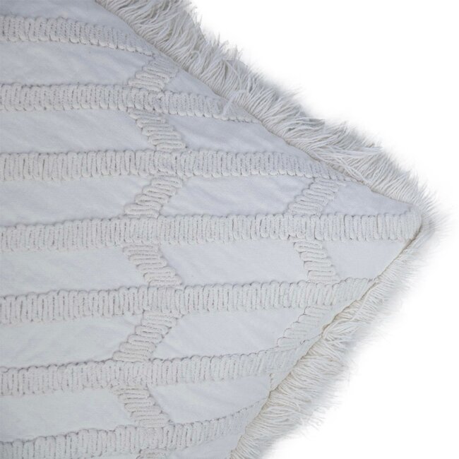 Linen & More Svea Kussen wit 40x60cm