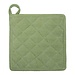 Linen & More Corduroy pannenlap groen 20x20cm