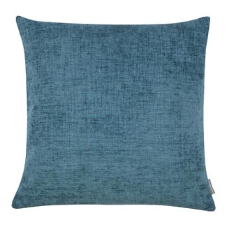 Linen & More Prince Fluweel Melee kussen ijs blauw 45x45cm