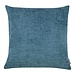 Linen & More Prince Fluweel Melee kussen ijs blauw 45x45cm