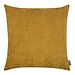 Linen & More Prince Fluweel Melee kussen honing geel 45x45cm