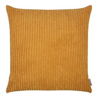 Linen & More Duke Fluweel Rib kussen honing geel 45x45cm