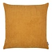 Linen & More Duke Fluweel Rib kussen honing geel 45x45cm