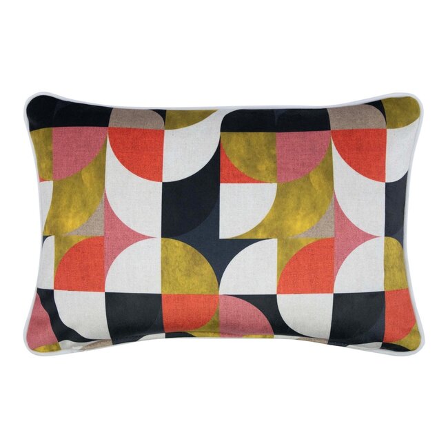 Mars & More Bray kussen zwart 30x50 cm